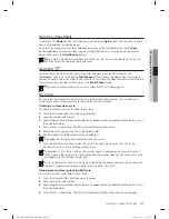 Preview for 21 page of Samsung WA5471AB Series User Manual