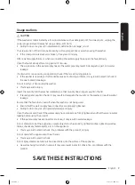 Preview for 9 page of Samsung WA54CG7105A Series User Manual