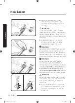 Preview for 102 page of Samsung WA54M8750 Series User Manual