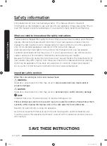 Предварительный просмотр 4 страницы Samsung WA54R7200AW/US User Manual