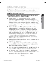 Preview for 3 page of Samsung WA55H4000SW User Manual