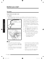 Preview for 20 page of Samsung WA6*M4 Series User Manual