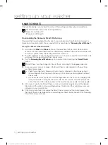 Preview for 14 page of Samsung WA65F5S6 User Manual