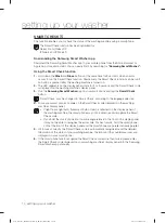 Предварительный просмотр 14 страницы Samsung WA65F5S6 User Manual