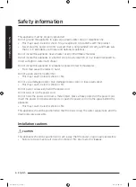 Preview for 6 page of Samsung WA7 K4 Series User Manual