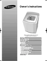 Samsung WA7000A1 Owner'S Instructions Manual preview