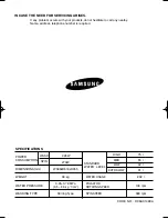 Preview for 12 page of Samsung WA8000B2 User Manual