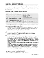 Preview for 3 page of Samsung WA80E5G User Manual