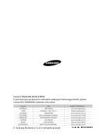 Preview for 20 page of Samsung WA80E5G User Manual