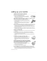 Preview for 8 page of Samsung WA80T4G User Manual