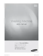 Samsung WA80V9 User Manual preview