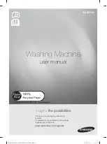 Samsung WA85F5S3 User Manual preview