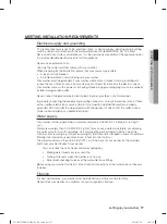 Preview for 17 page of Samsung WA85GWG User Manual