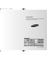 Предварительный просмотр 2 страницы Samsung WA87F3 Manual