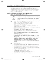 Предварительный просмотр 3 страницы Samsung WA90GP User Manual