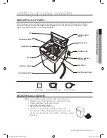 Предварительный просмотр 5 страницы Samsung WA90GP User Manual