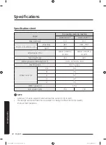 Предварительный просмотр 42 страницы Samsung WA90J573 Series User Manual