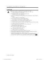 Preview for 4 page of Samsung WA95V9 User Manual