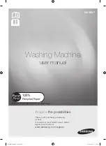 Samsung WA95WP User Manual preview