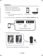 Предварительный просмотр 4 страницы Samsung WAM1500 Quick Setup Manual