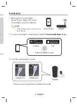 Предварительный просмотр 4 страницы Samsung WAM3500 Quick Setup Manual