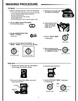 Предварительный просмотр 4 страницы Samsung Washing Machines Owner'S Instruction Manual