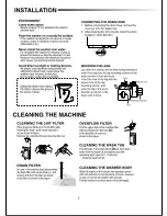 Предварительный просмотр 6 страницы Samsung Washing Machines Owner'S Instruction Manual