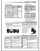 Предварительный просмотр 7 страницы Samsung Washing Machines Owner'S Instruction Manual