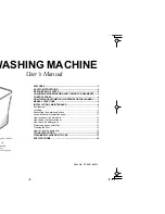 Samsung Washing Maching User Manual preview