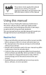 Preview for 2 page of Samsung WAVE II GT-S8530 User Manual