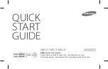 Предварительный просмотр 1 страницы Samsung WB50F Quick Start Manual