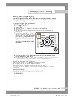 Preview for 13 page of Samsung WD-B1265C Owner'S Instructions Manual