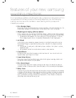 Preview for 2 page of Samsung WD0754W8E User Manual