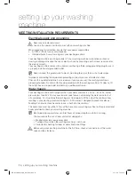 Preview for 14 page of Samsung WD0754W8E User Manual