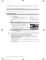 Preview for 34 page of Samsung WD0754W8E User Manual