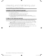 Preview for 38 page of Samsung WD0754W8E User Manual