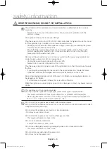 Preview for 6 page of Samsung WD0802W8 series User Manual