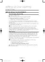 Preview for 14 page of Samsung WD0802W8 series User Manual