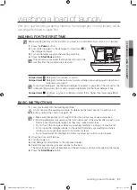 Preview for 21 page of Samsung WD0854W8N User Manual