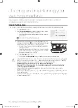 Preview for 34 page of Samsung WD0854W8N User Manual