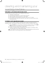 Preview for 38 page of Samsung WD0854W8N User Manual