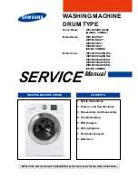 Samsung WD106UHSA SERIES Service Manual preview