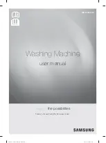 Samsung WD1102XV User Manual preview