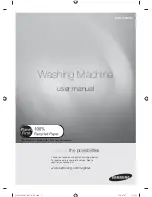 Предварительный просмотр 1 страницы Samsung WD1102XVM User Manual