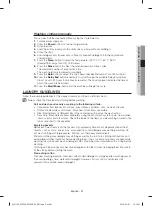 Предварительный просмотр 31 страницы Samsung WD136UVHJSM User Manual