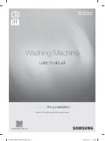 Samsung WD13F5K3ACW User Manual preview