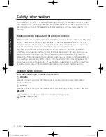 Предварительный просмотр 4 страницы Samsung WD16J9***** User Manual