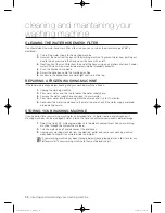 Предварительный просмотр 32 страницы Samsung WD1702EJA User Manual