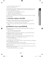 Предварительный просмотр 7 страницы Samsung WD17H7 SERIES User Manual