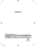 Предварительный просмотр 44 страницы Samsung WD17H7 SERIES User Manual